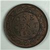 Image 1 : Canadian Large Cent 1902 AU++