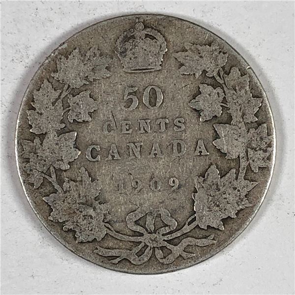 1909 King George V 50 Cents VG++