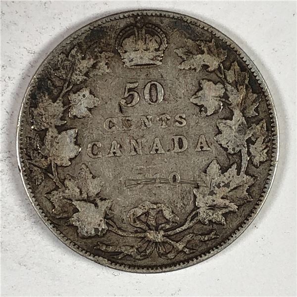 1910 King George V 50 Cents VG++
