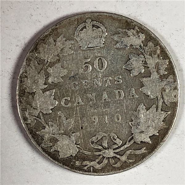 1910 King George V 50 Cents VG++