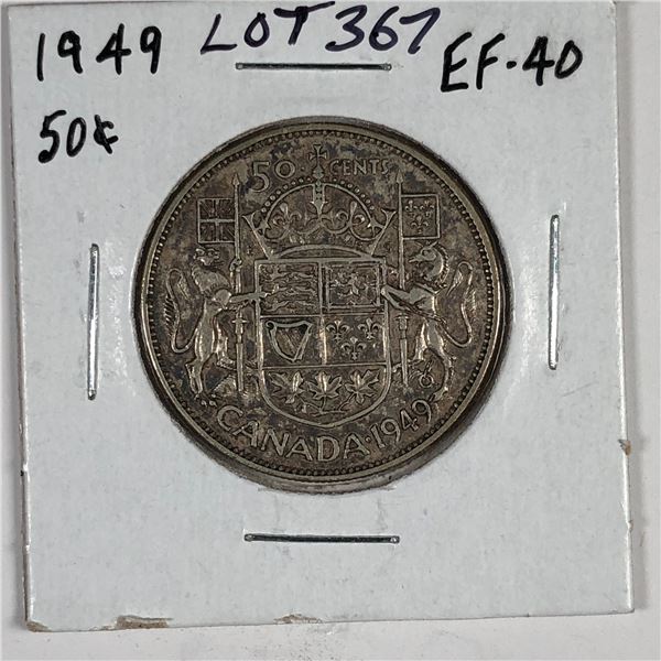 1949 King George VI 50 Cents EF+++