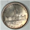 Image 1 : 1939 King George VI Canadian Silver Dollar Circulated