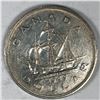 Image 1 : 1949 King George VI Canadian Silver Dollar