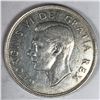 Image 2 : 1949 King George VI Canadian Silver Dollar