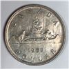 Image 1 : 1951 King George VI Canadian Silver Dollar