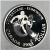 Image 1 : 1983 Queen Elizabeth II Canadian Silver Dollar UNC Heavy Cameo