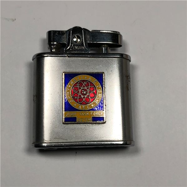 Rare Vintage Joint Task Force 7 Penguin's Lighter