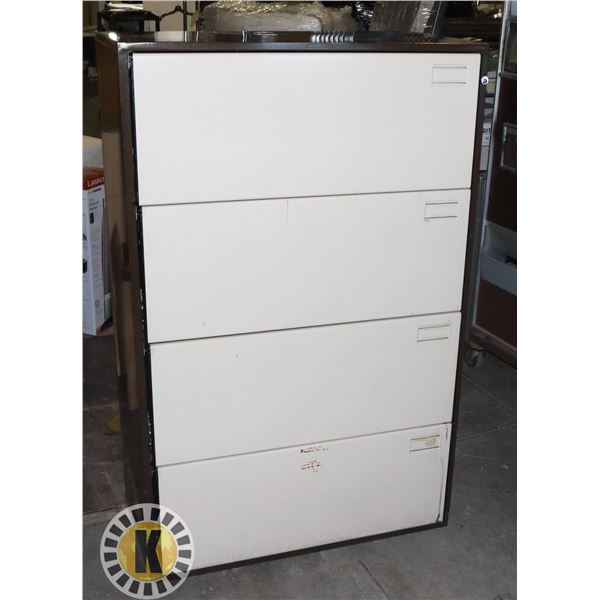 4 DRAWER METAL FILING CABINET 18  X 36 