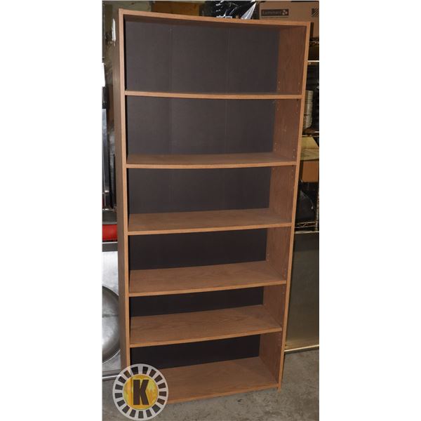 72" X 12" X 32" PARTICLE BOARD SHELF UNIT