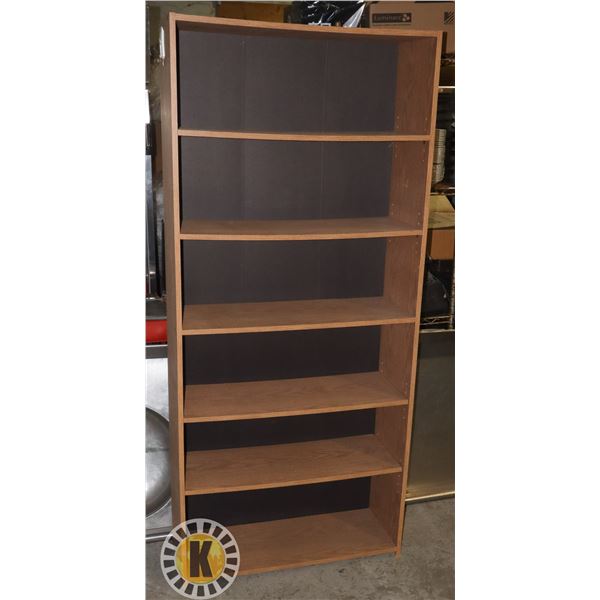 72" X 12" X 32" PARTICLE BOARD SHELF UNIT