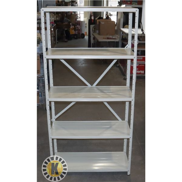 13.5" X 32" METAL 5 SHELF UNIT