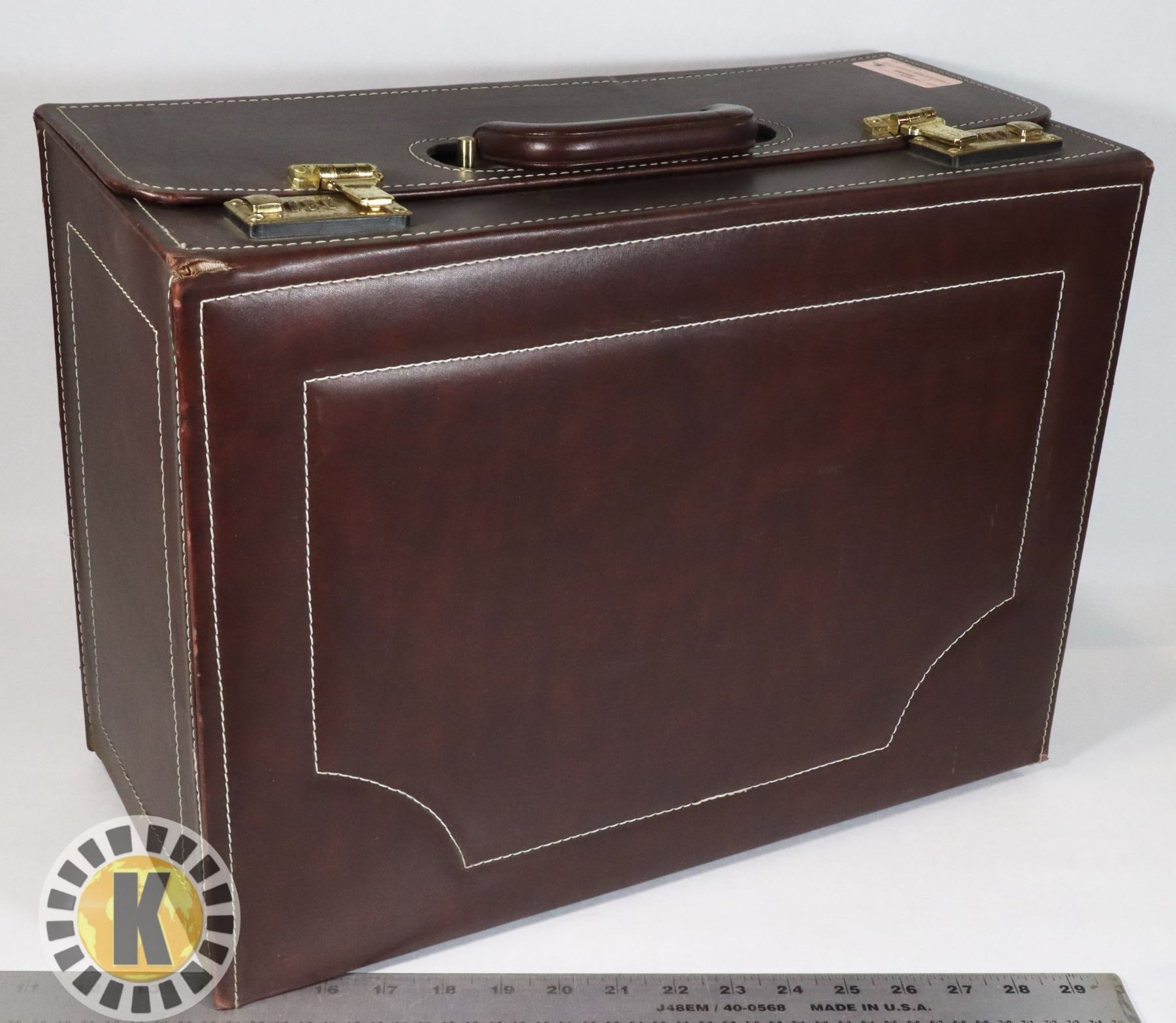 LARGE LEATHER CATALOG CASE