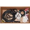 Image 1 : LARGE BOX OF CABLES INCLUDING 6' AND 3' AV