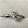 Image 3 : 10K WHITE GOLD MOISSANITE(1CT) MOISSANITE(0.16CT)