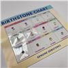 Image 1 : GENUINE BIRTH STONE CHART
