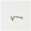 Image 2 : 14K YELLOW GOLD 0.14G NOSE PIN
