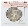 Image 2 : 1858-1958 CANADIAN DEATH TOTEM DOLLAR (80%