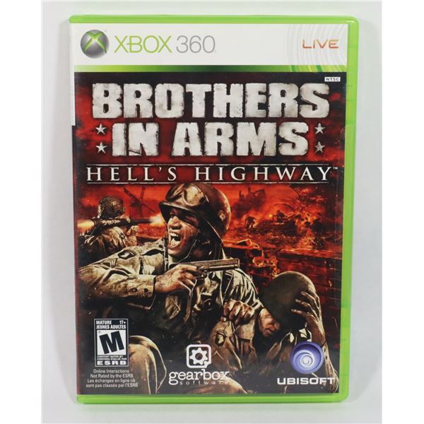 XBOX 360 BROTHERS IN ARMS HELL'S HIGHWAY