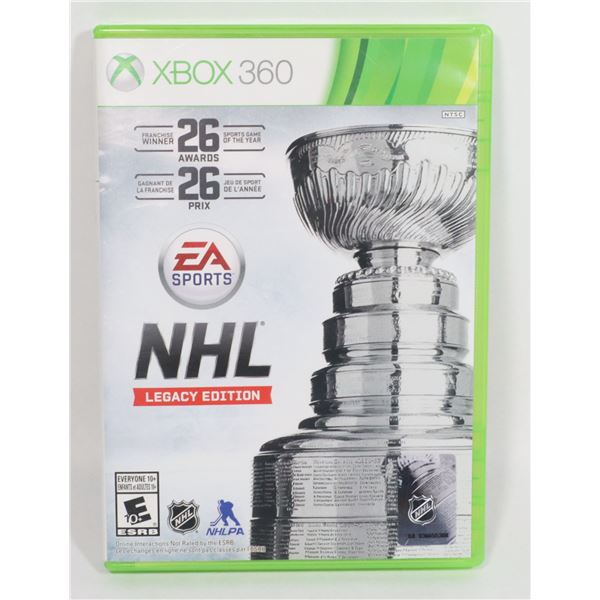 XBOX 360 EA SPORTS NHL LEGACY EDITION