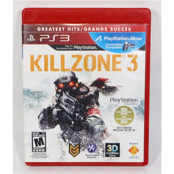 PLAYSTATION 3 KILLZONE 3