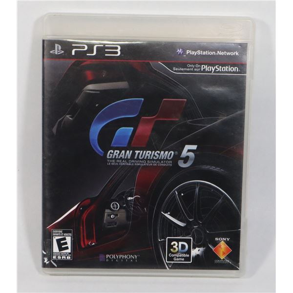 PLAYSTATION 3 GRAN TURISMO 5