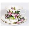 Image 1 : ROYAL ALBERT, FLOWER DESIGN TEA CUP AND SAUCER