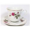 Image 1 : ROSE PATTERN TEA CUP AND SAUCER