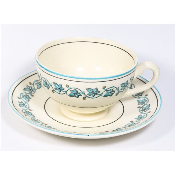 ROYAL STAFFORDSHIRE "MYOTT" TEA CUP AND SAUCER