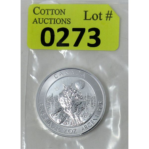 2 Oz .9999 Silver 2021 Canada Werewolf Coin 