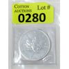 Image 1 : 1 Oz .9999 Silver 2012 Canada Maple Leaf Coin 