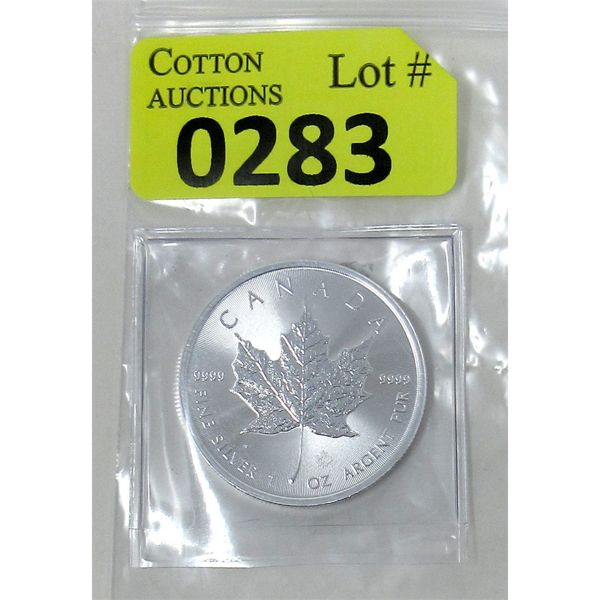 1 Oz .9999 Silver 2022 Canada Maple Leaf Coin 