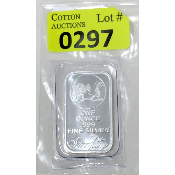 1 Oz .999 Silver Miner Mule Bar