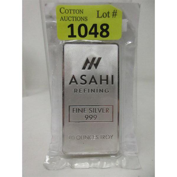 10 Oz .999 Silver Asahi Mint Bar