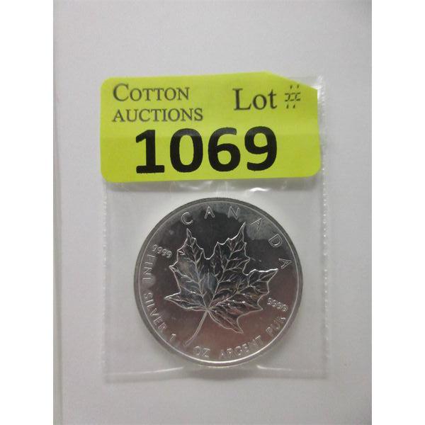 1 Oz .9999 Silver 2011 Canada Maple Leaf Coin