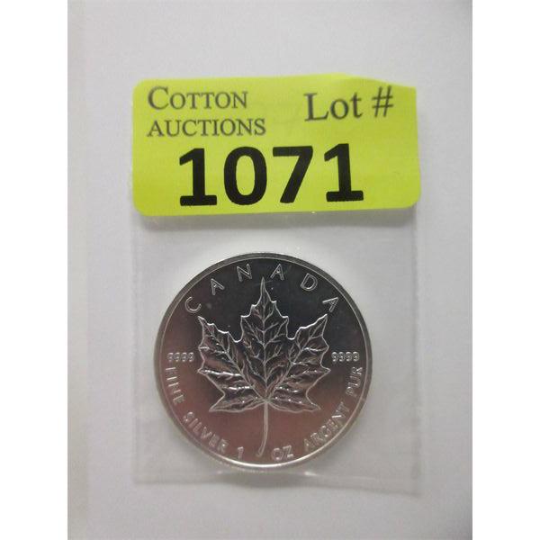 1 Oz .9999 Silver 2012 Canada Maple Leaf Coin