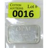 Image 1 : 1 Oz .9995 Silver OPM Metals Bar