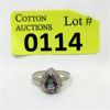 Image 1 : Mystic Topaz & Diamond Sterling Silver Ring 