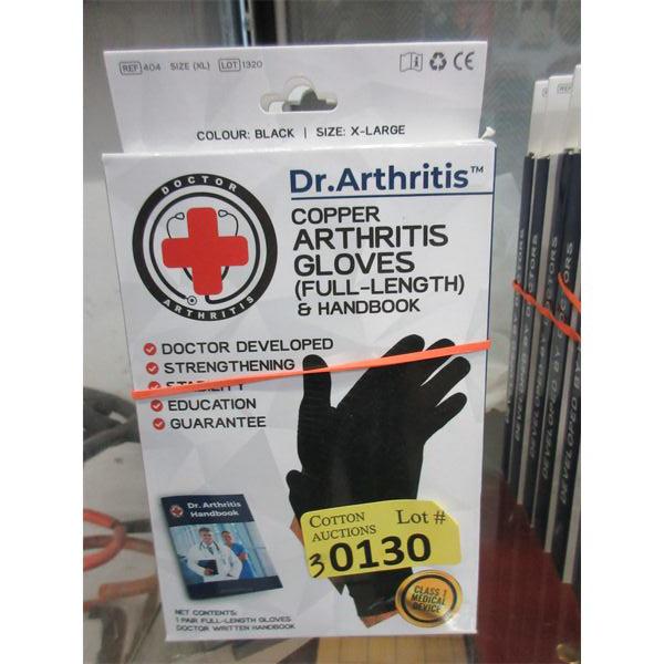 3 New Pairs of Dr. Arthritis Copper Gloves