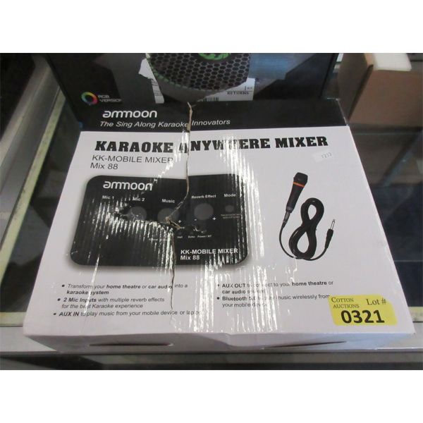 Ammoon Karaoke Anywhere Mixer - KK- Mobile Mixer