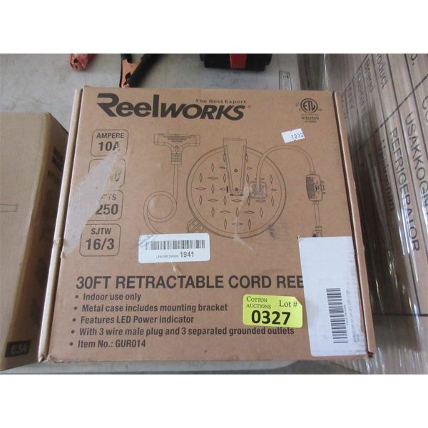 Reelworks 30' Retractable Cord Reel