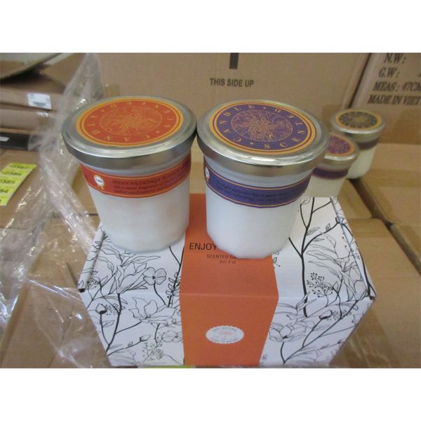 3 Sets of 2 Aromatherapy Jar Candles - 7.4 Oz