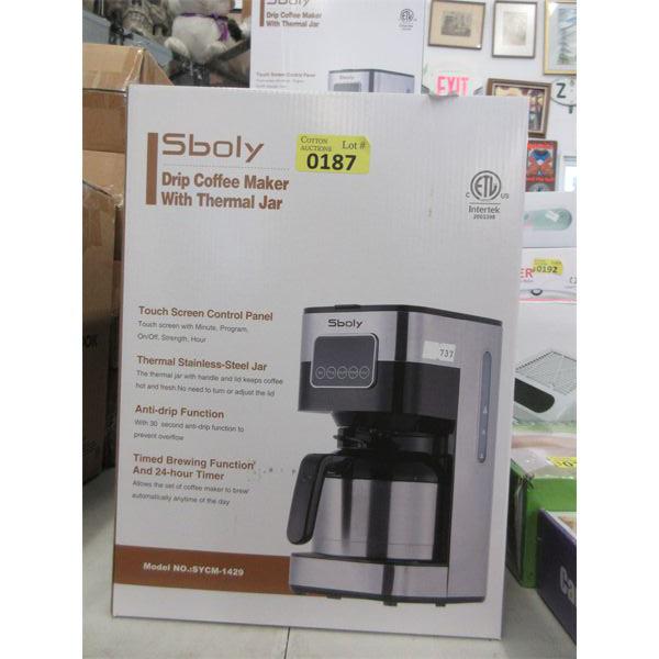 Sboly Drip Coffee Maker with Thermal Jar 