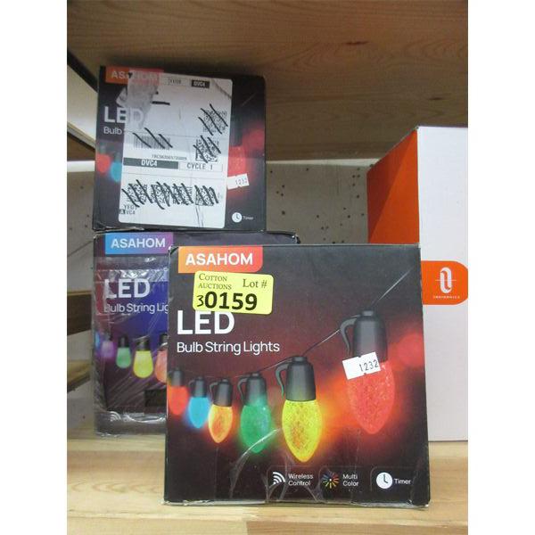 3 Sets of LED Bulb String Lights