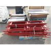 Image 1 : 3 Skids of Steel Shelving & Press Board Shelves