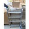 Image 1 : 2 New Slim 4 Tier Metal Rolling Racks