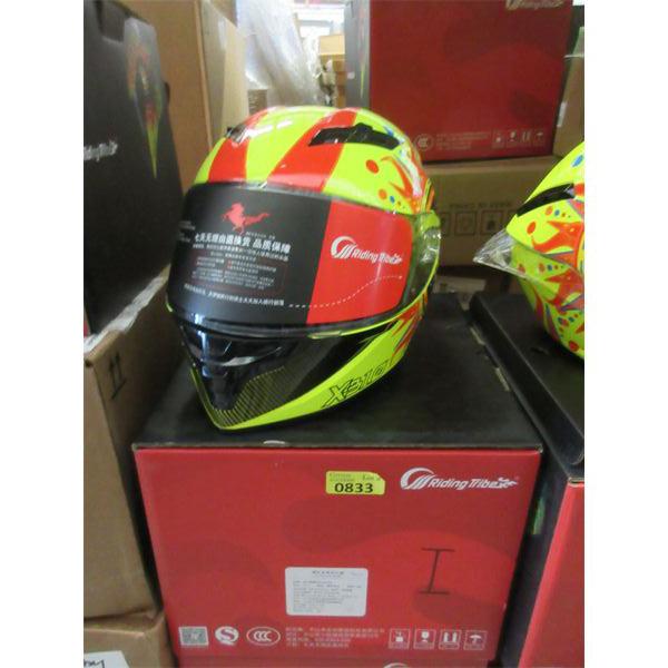 New Riding Tribe Helmet with Visor - L