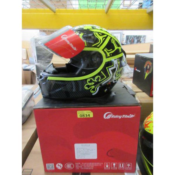 New Riding Tribe Helmet with Visor - XL