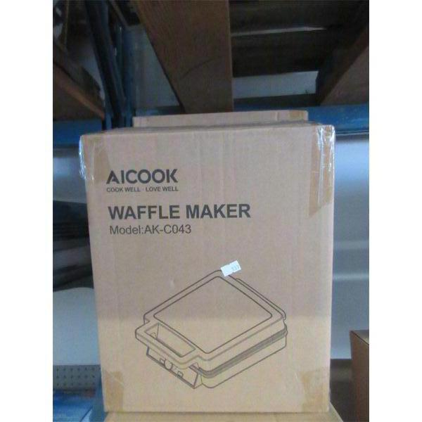 2 AICOOK AK-C043 Waffle Makers 