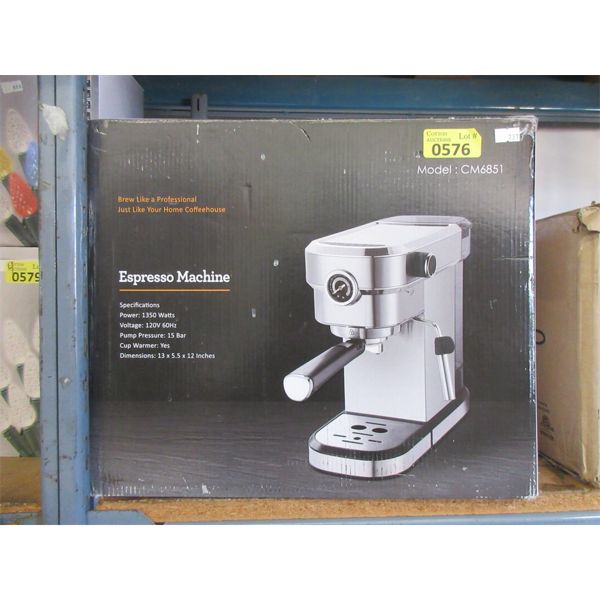 Electric Espresso Machine - Model: CM6851