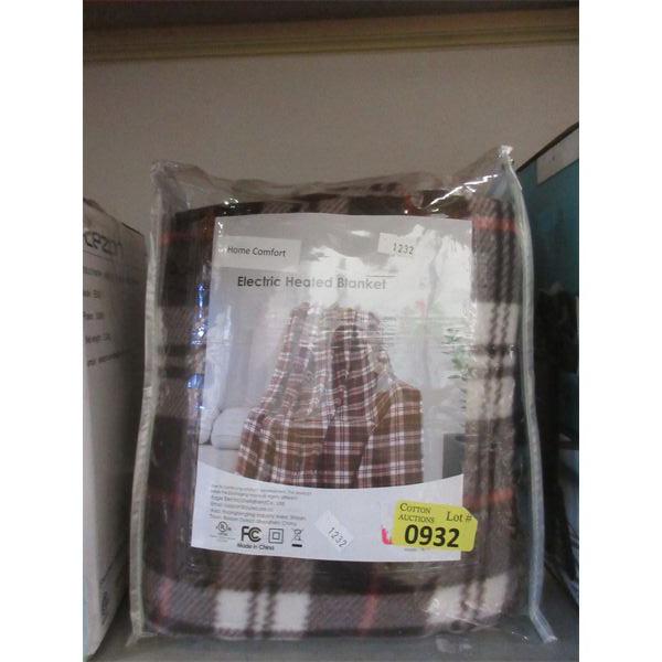 Plaid Electric Heated Blanket